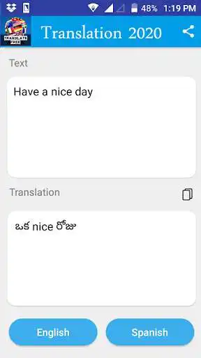 Play Telugu - English Translator 2021 as an online game Telugu - English Translator 2021 with UptoPlay