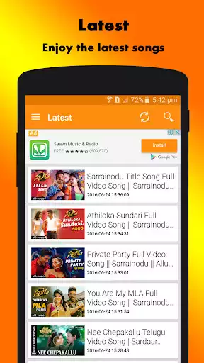 Play Telugu HD Video Songs as an online game Telugu HD Video Songs with UptoPlay