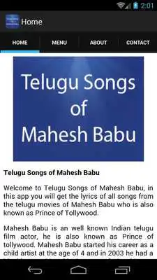 Play Telugu Songs of Mahesh Babu