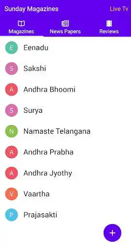Play Telugu Sunday Books- Magazines,LiveTv,News,Reviews  and enjoy Telugu Sunday Books- Magazines,LiveTv,News,Reviews with UptoPlay