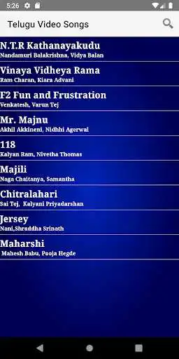 Play Telugu Video Songs as an online game online Telugu Video Songs with UptoPlay com.telugu.songs Play Telugu Video Songs as an online game Telugu Video Songs with UptoPlay