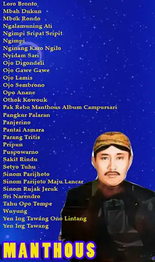 Play Tembang Hits Manthous as an online game online Tembang Hits Manthous with UptoPlay Play Tembang Hits Manthous as an online game Tembang Hits Manthous with UptoPlay