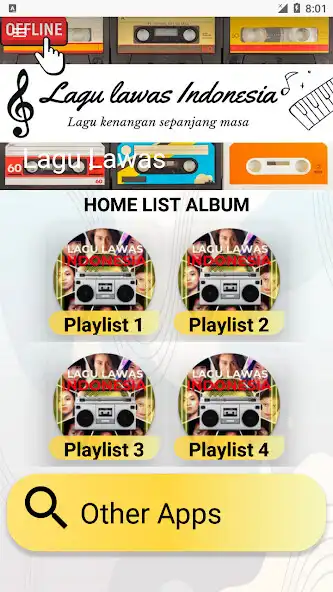 Play Tembang Kenangan Lawas Offline as an online game Tembang Kenangan Lawas Offline with UptoPlay