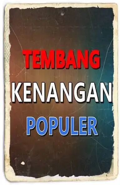 Play Tembang Kenangan Nostalgia  and enjoy Tembang Kenangan Nostalgia with UptoPlay