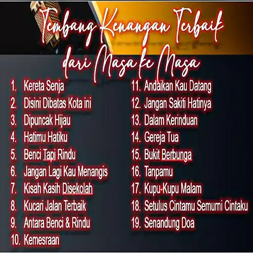 Play Tembang Kenangan Offline Mp3 APK Play Tembang Kenangan Offline Mp3 APK
