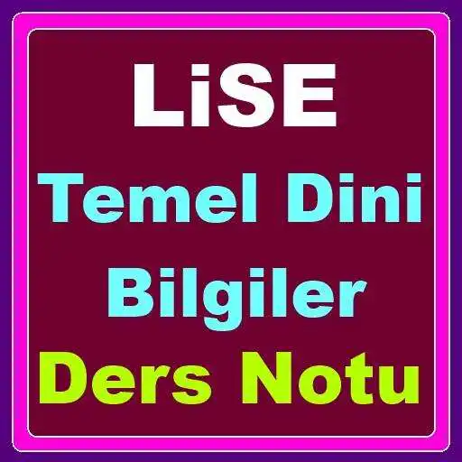 Play Temel Dini Bilgiler Ders Notu APK Play Temel Dini Bilgiler Ders Notu APK
