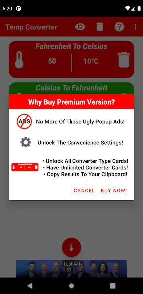Play Temp Converter as an online game Temp Converter with UptoPlay