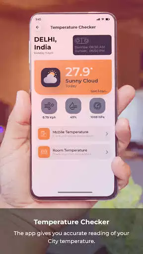 Play Temperature Checker: Room, Phone, Wether Forecast  and enjoy Temperature Checker: Room, Phone, Wether Forecast with UptoPlay