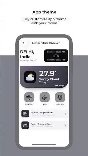 Play Temperature Checker: Room, Phone, Wether Forecast as an online game Temperature Checker: Room, Phone, Wether Forecast with UptoPlay