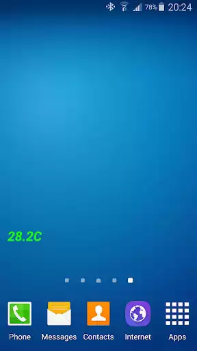 Play Temperature Sensor Widget
