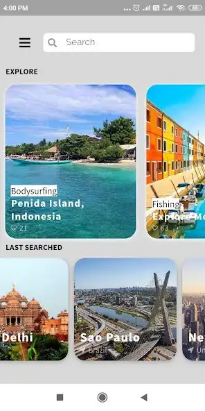 Play Template Travel for Flutter as an online game Template Travel for Flutter with UptoPlay