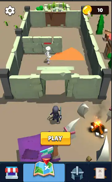 Play Temple Assassin: 3388 as an online game Temple Assassin: 3388 with UptoPlay