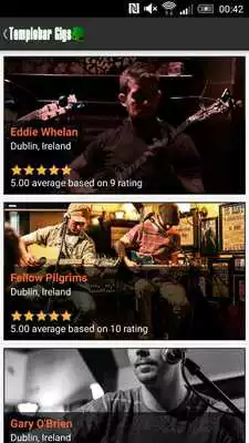 Play Templebar Gigs Dublin Ireland