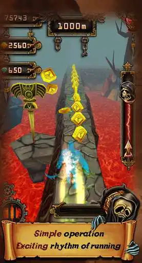 Play Temple Crazy Run:Classic & Lava as an online game Temple Crazy Run:Classic & Lava with UptoPlay