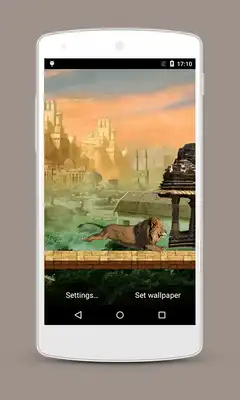 Play Temple Lion Live Wallpaper