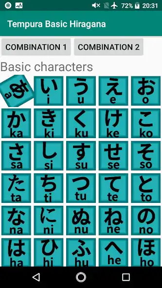 Play Tempura Basic Hiragana as an online game Tempura Basic Hiragana with UptoPlay