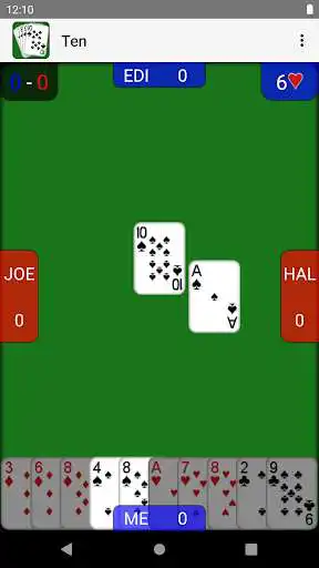 Play Ten (Card Game) as an online game Ten (Card Game) with UptoPlay