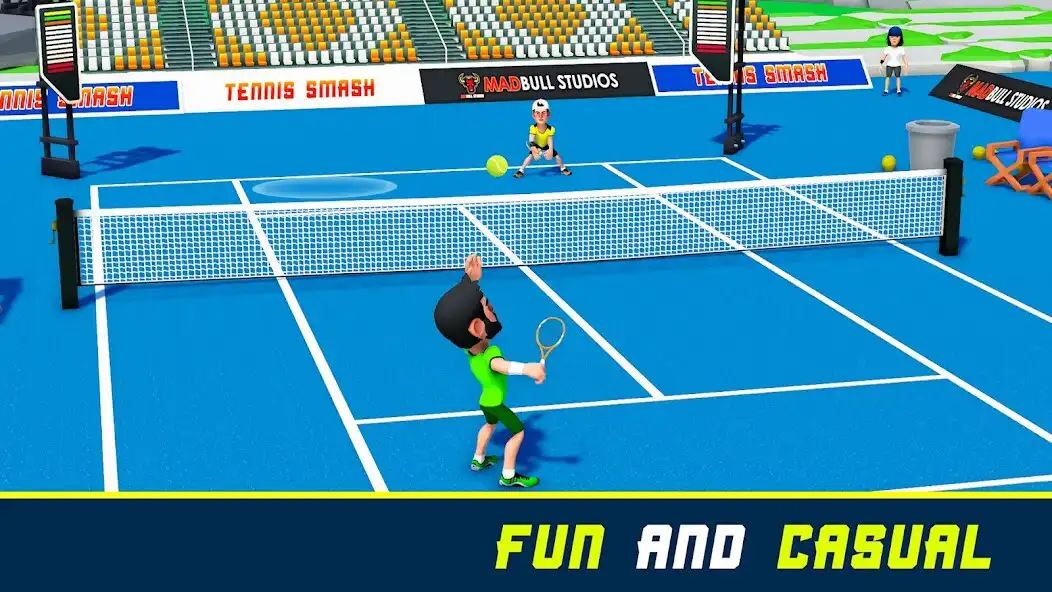 Play Tennis 3D Clash: Perfect Smash  and enjoy Tennis 3D Clash: Perfect Smash with UptoPlay