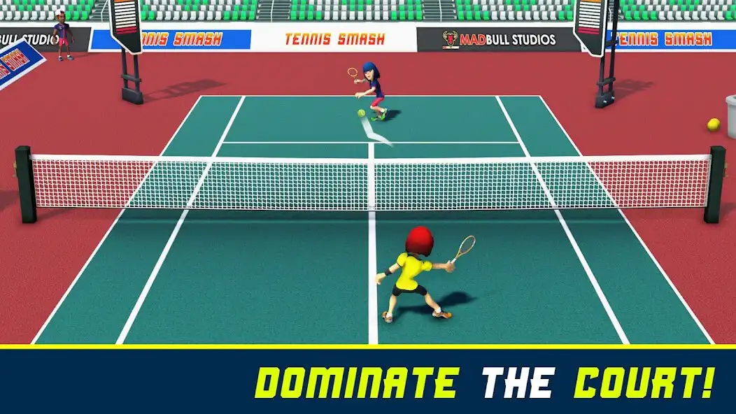 Play Tennis 3D Clash: Perfect Smash as an online game Tennis 3D Clash: Perfect Smash with UptoPlay