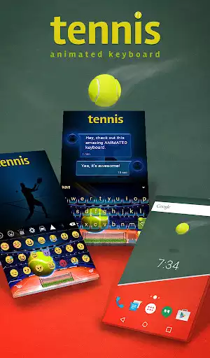 Play Tennis Animated Keyboard