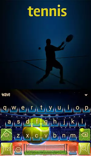 Play Tennis Animated Keyboard