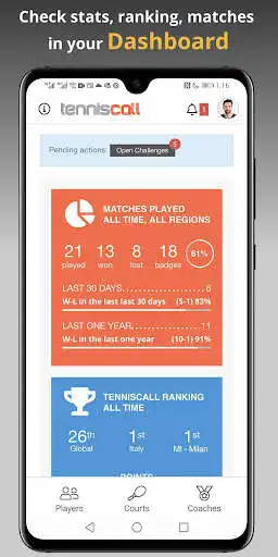 Play TennisCall: Tennis Player app  and enjoy TennisCall: Tennis Player app with UptoPlay