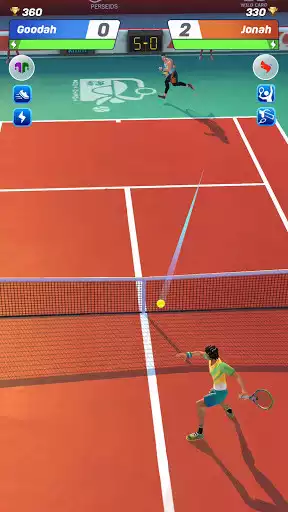 Spil Tennis Clash: Multiplayer Game som et onlinespil Tennis Clash: Multiplayer Game med UptoPlay