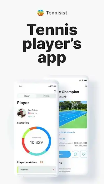 Play Tennisist: tennis players app  and enjoy Tennisist: tennis players app with UptoPlay