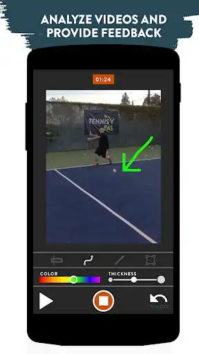 Play TennisPAL Coach as an online game TennisPAL Coach with UptoPlay