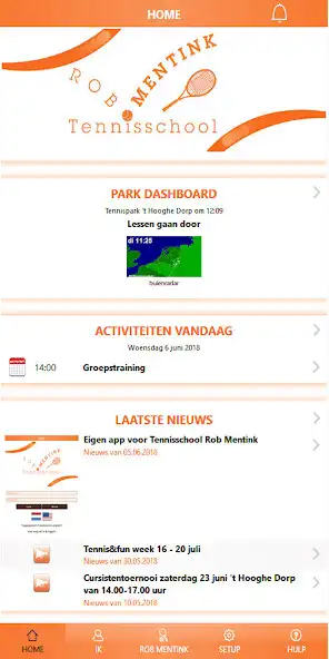 Play Tennisschool Rob Mentink as an online game Tennisschool Rob Mentink with UptoPlay