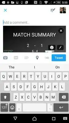 Play Tennis Score  Card