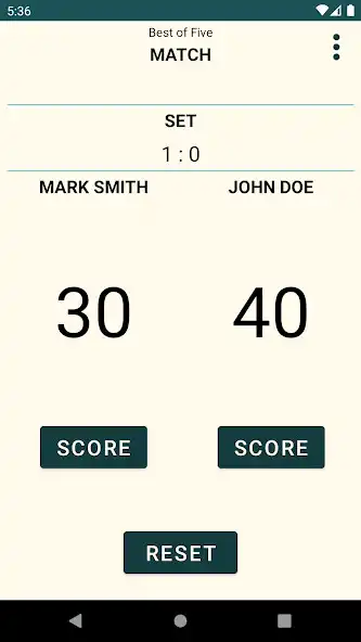 Play Tennis Score Counter as an online game Tennis Score Counter with UptoPlay