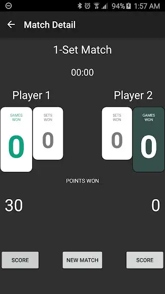 Play Tennis Score Keeper as an online game Tennis Score Keeper with UptoPlay