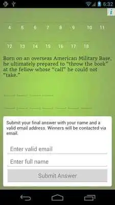 Play Tennis Thx the Troops Trivia