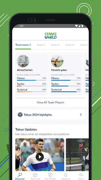 Play Tennis World as an online game Tennis World with UptoPlay