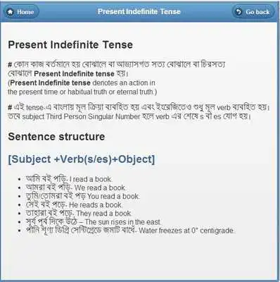 Play Tense for Bengali Students