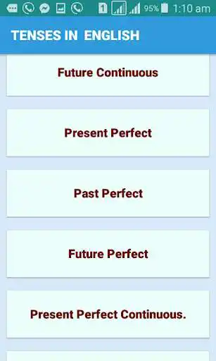 Play Tense in English as an online game Tense in English with UptoPlay