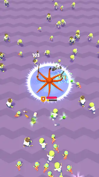 Play Tentacle Zombie Survival as an online game Tentacle Zombie Survival with UptoPlay