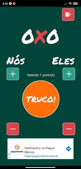 Play Tenteiro - Marcador de Tentos  as an online game Tenteiro - Marcador de Tentos  with UptoPlay