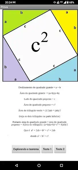 Play TEOREMA DE PITÁGORAS as an online game TEOREMA DE PITÁGORAS with UptoPlay