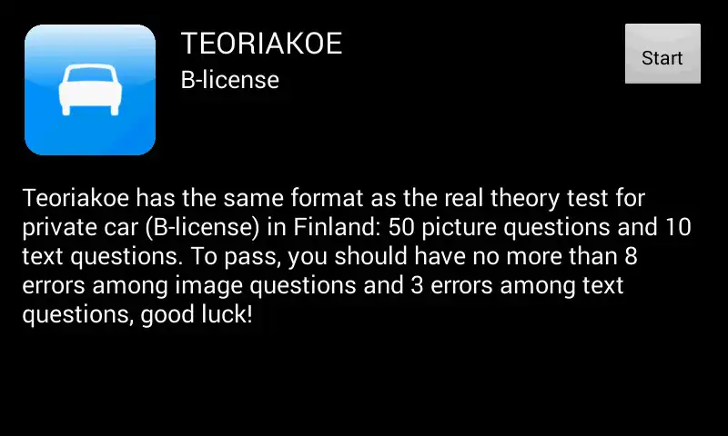Play Teoriakoe (B-license)  and enjoy Teoriakoe (B-license) with UptoPlay