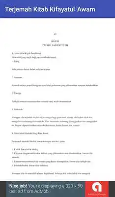 Play Terjemah Kitab Kifayatul Awam