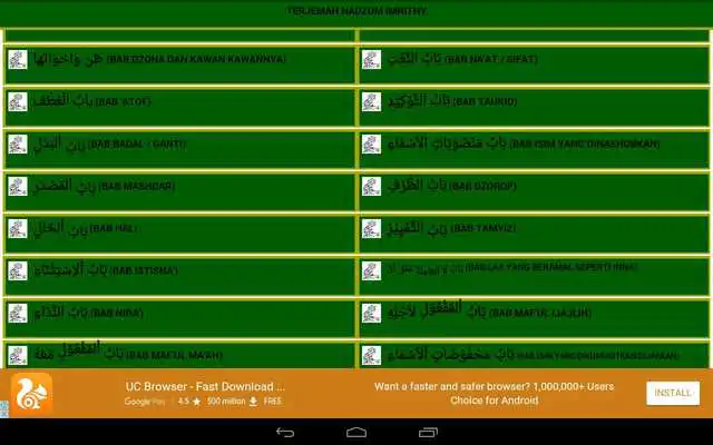 Play Terjemah Nadhom Imrithy