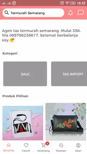 Play Termurah Semarang-Agen Tas 35.000