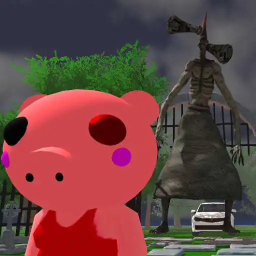 Play Terror Piggy Night of Siren Grandpa Head APK