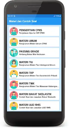 Play Tes CAT CPNS (ASN SKD TPA TWK) as an online game Tes CAT CPNS (ASN SKD TPA TWK) with UptoPlay