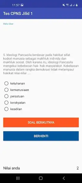 Play Tes CPNS Jilid #1 as an online game Tes CPNS Jilid #1 with UptoPlay