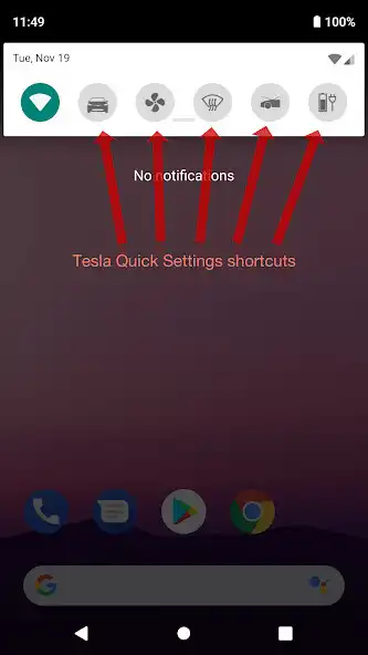 Play Tesla Quick Settings  and enjoy Tesla Quick Settings with UptoPlay