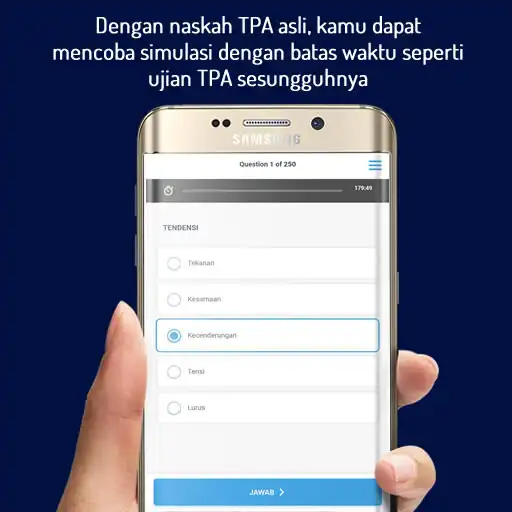 Play Tes Potensi Akademik (TPA) PRO as an online game Tes Potensi Akademik (TPA) PRO with UptoPlay