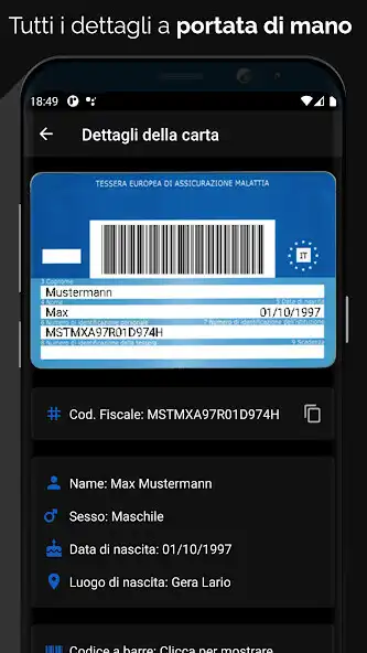 Play Tesserino - Tessera Sanitaria as an online game Tesserino - Tessera Sanitaria with UptoPlay
